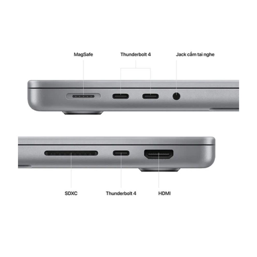 Macbook Pro 14 inch M2 2023 1TB chính hãng